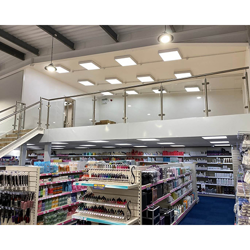 Retail Mezzanine Floor - Color: White