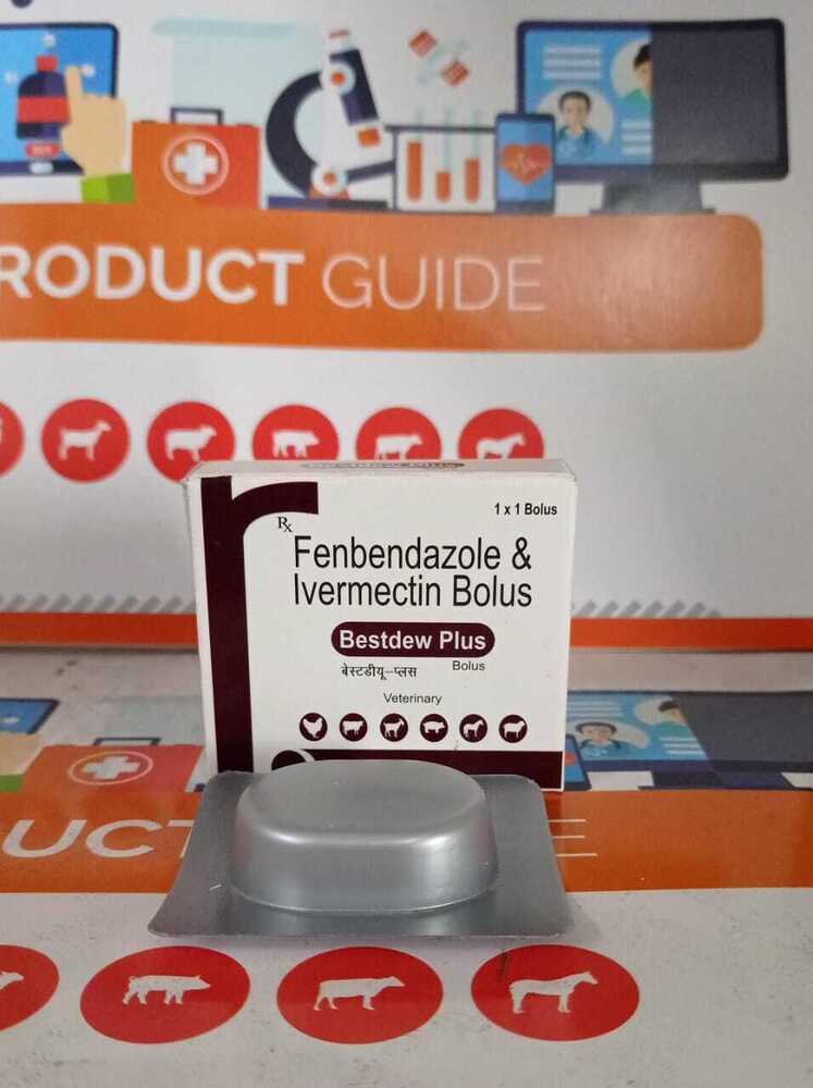 Flunixin Meglumine Bolus - Flunixin Meglumine, Serratiopeptidase, Cetirizine Hydrochloride, Magnesium Trisilicate Blend For Veterinary Use | Probiotic, Antimicrobial, Multivitamin Formulation