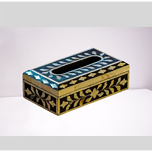 Bother of Pearl Inlay Tissue Box