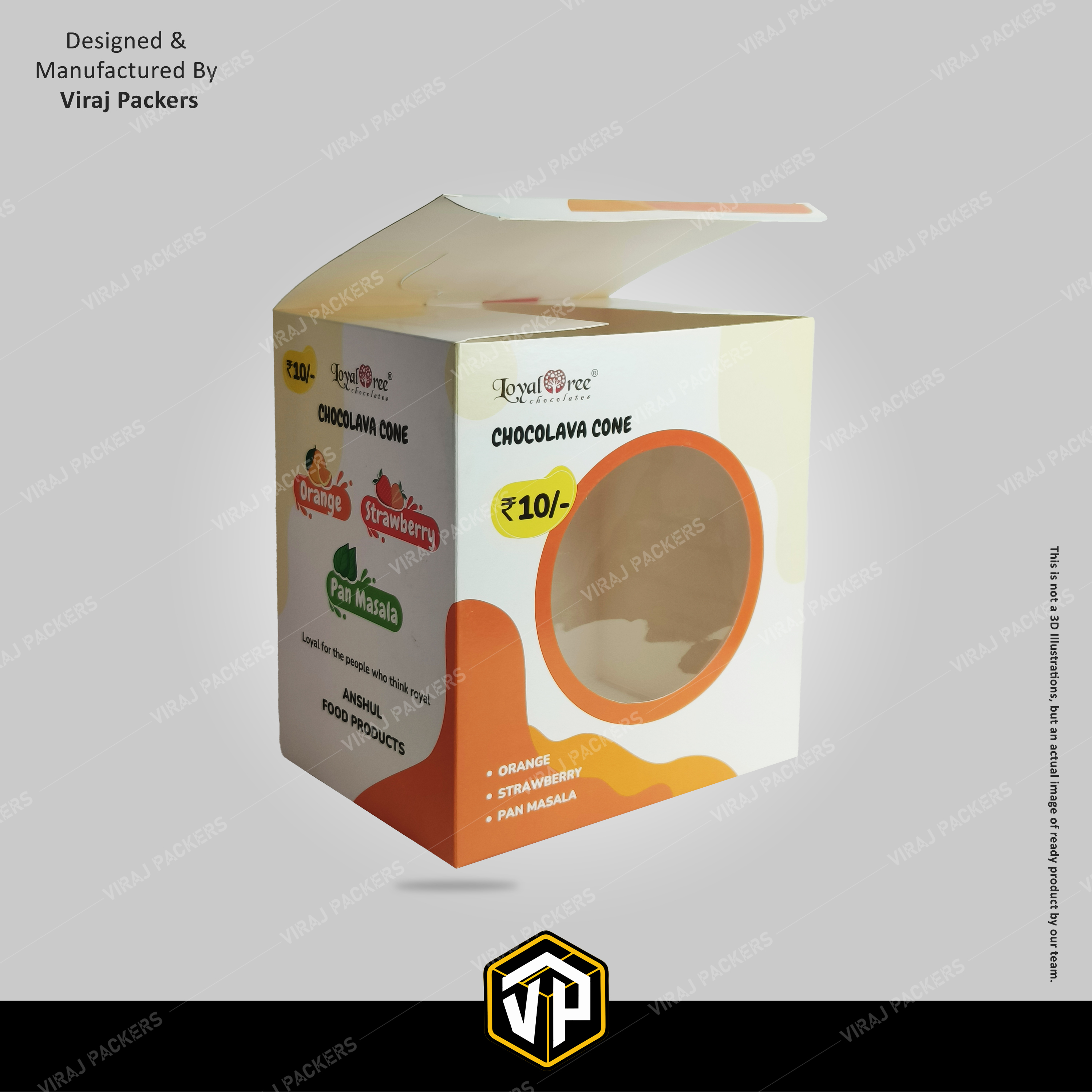 Lolipop Packaging Boxes - Finishing: Glossy Lamination