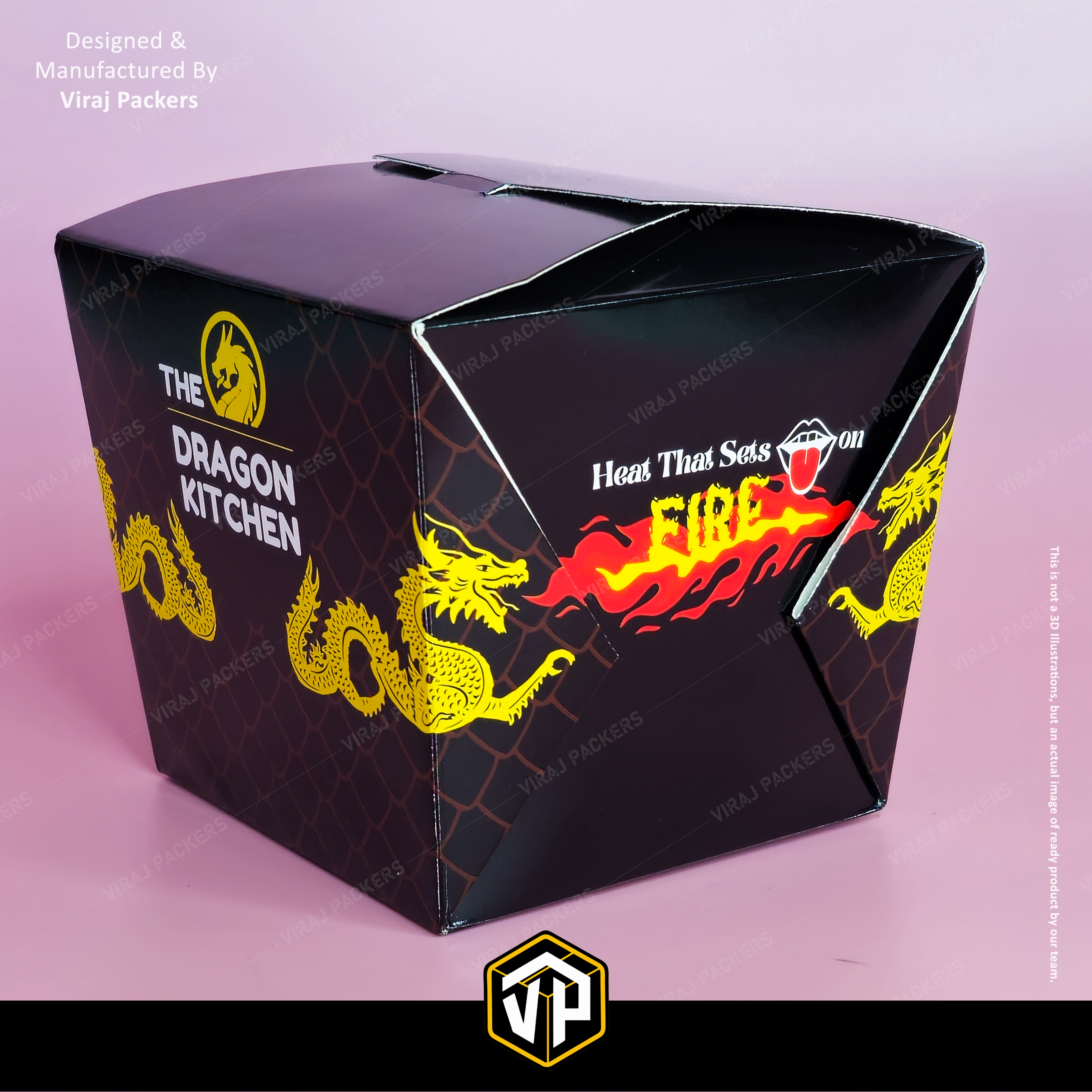 Noodle Packaging Boxes - Finishing: Glossy Lamination