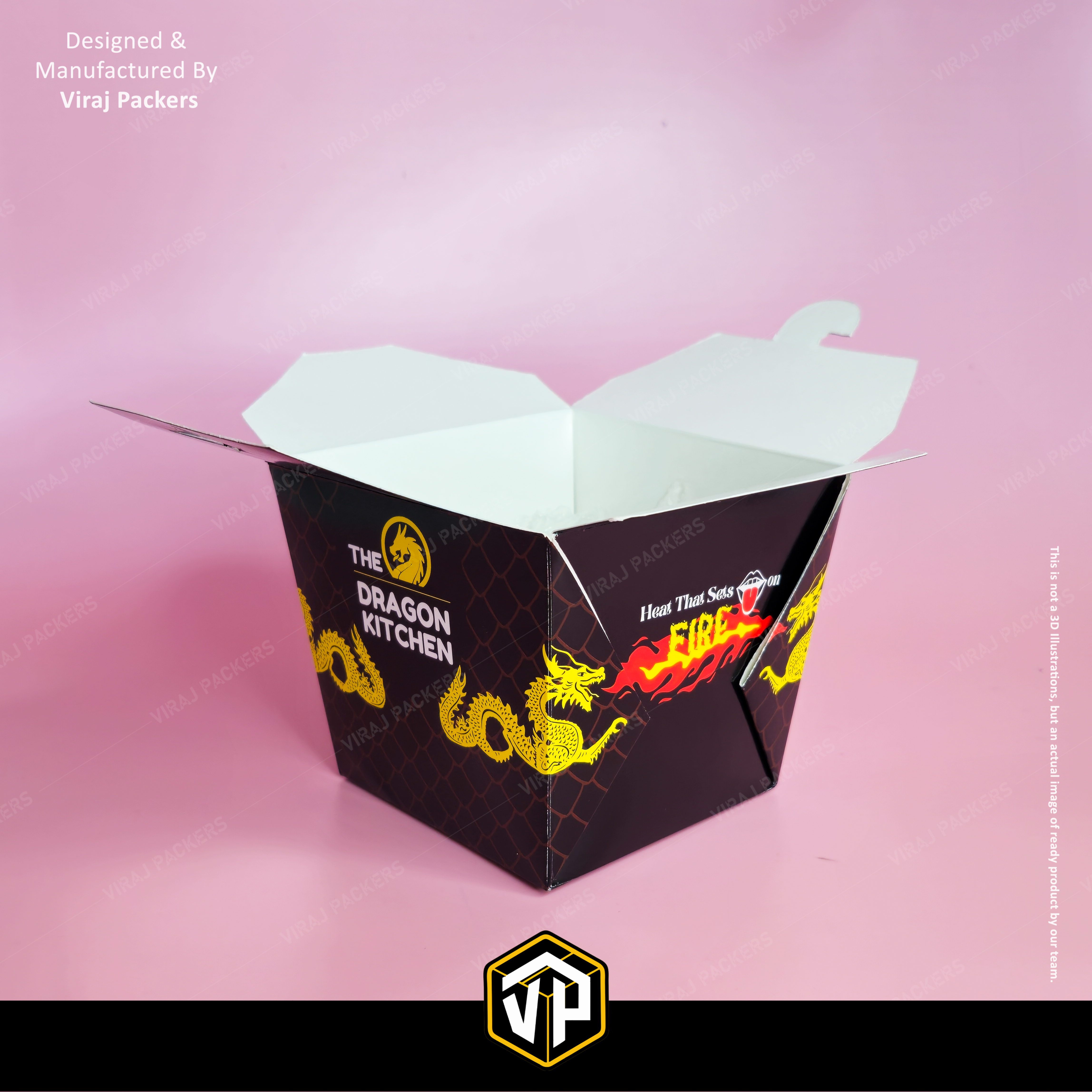 Noodle Packaging Boxes - Finishing: Glossy Lamination