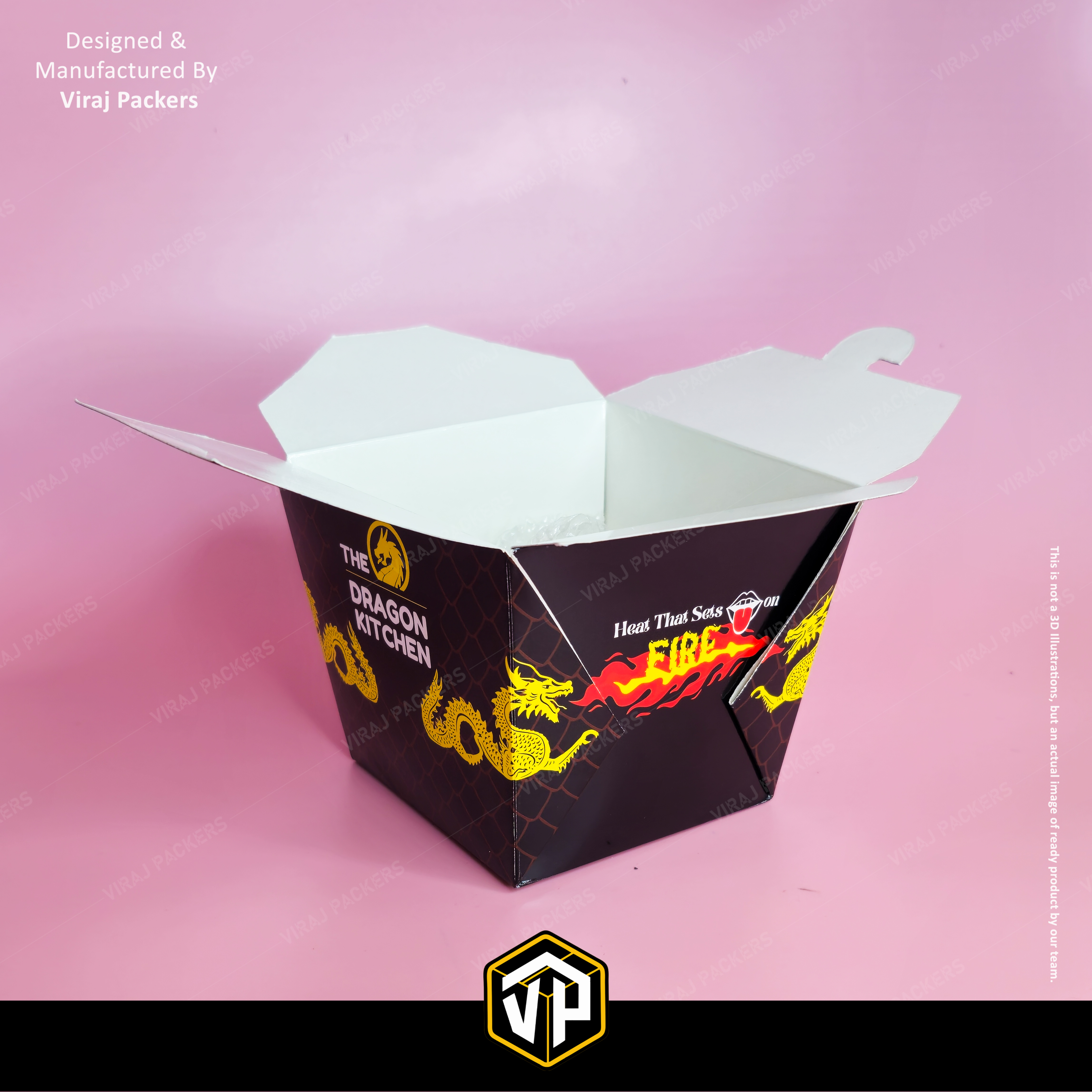 Noodle Packaging Boxes - Finishing: Glossy Lamination