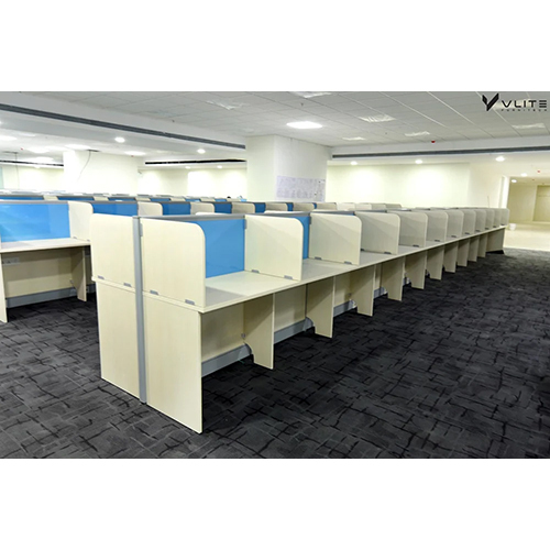 Computer Lab Furniture - Color: White