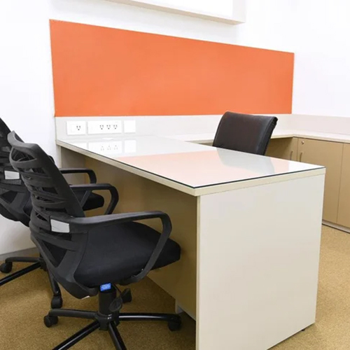 Office Table With Drawers And Side Unit