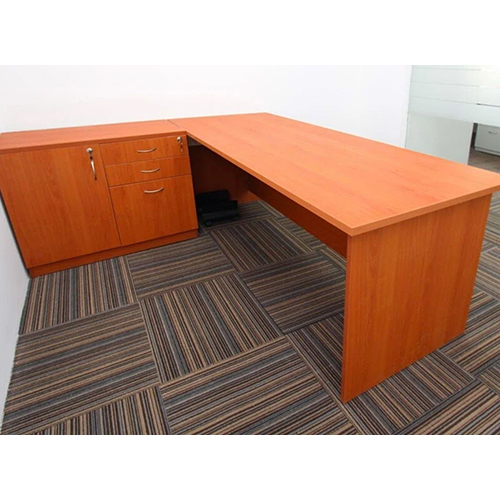 Office Wooden Table - Color: Brown