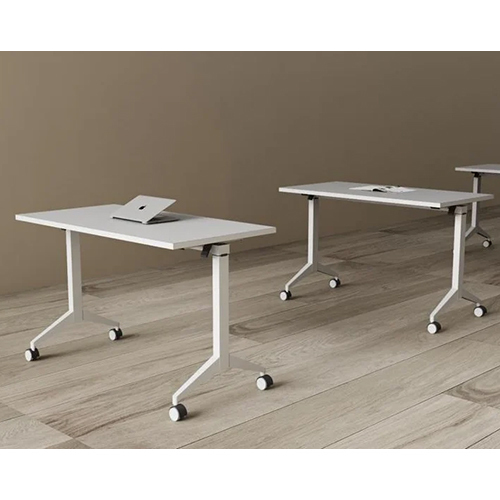 Centre Folding Table - Color: White