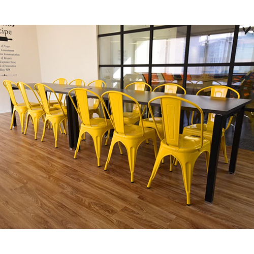 Cafe Furniture Set - Color: Yellow