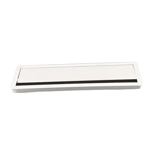 Office Metal Flip Up Cover - Color: White