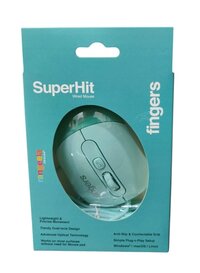 Sea Blue Fingers Superhit Wired Mouse, 1-N Brand Note