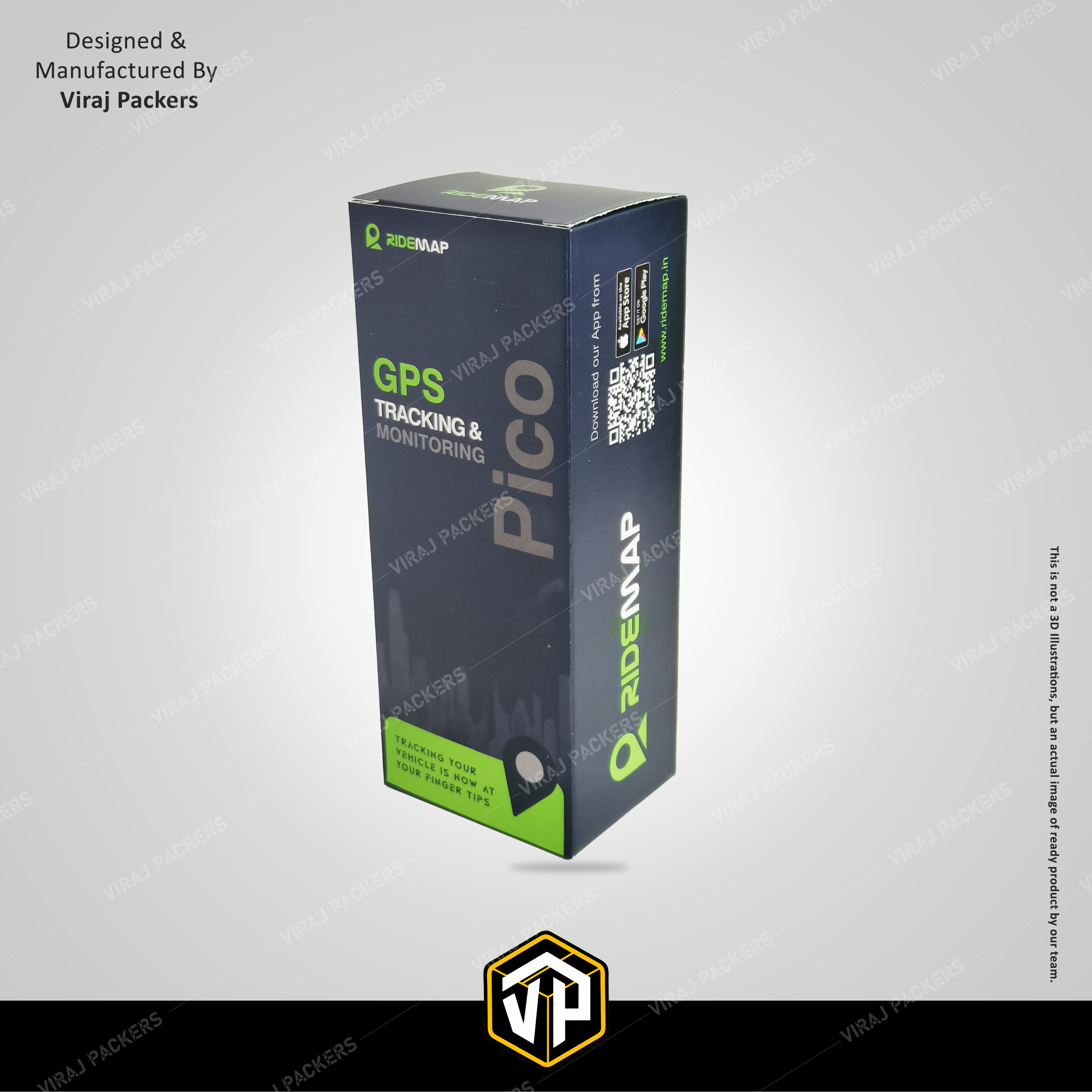 Gps Packaging Boxes - Finishing: Glossy Lamination