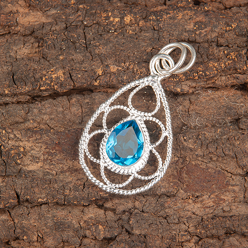 Pendant With Blue Aventurine