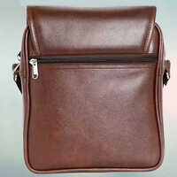 Line Sider Brown Sling Side Office Bag