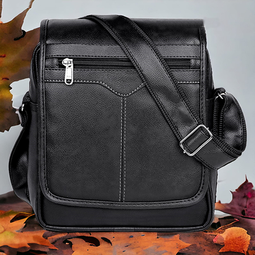  Artificial Leather unisex stylish Sling Office Bag