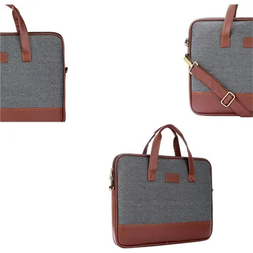 Jute Messenger Stylish Leather Jute Office Messenger Bag