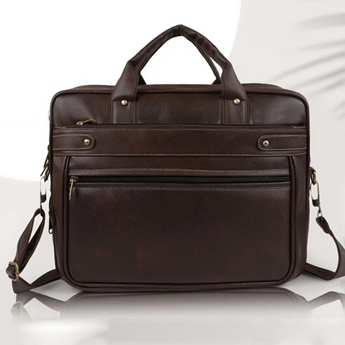 Leather Messenger Bag - Various Sizes, Available In Multiple Colors | Unisex Modern Design With Spacious Interior And Adjustable Shoulder Strap
