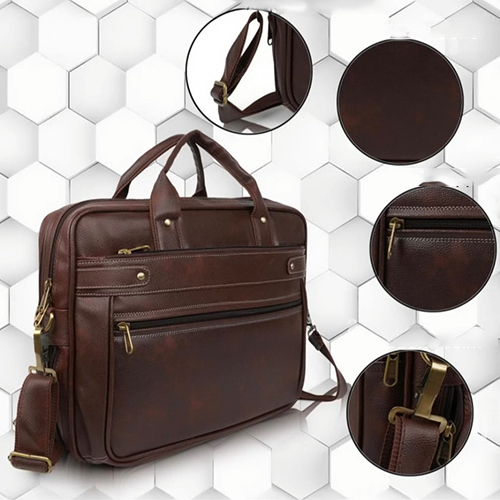 Leather Messenger Bag - Various Sizes, Available In Multiple Colors | Unisex Modern Design With Spacious Interior And Adjustable Shoulder Strap