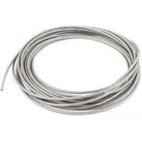 Pvc Coated Wire Ropes - Mild Steel, 2mm Diameter, White Pvc Coating | Durable, Rust-proof, Suitable For Industrial Applications