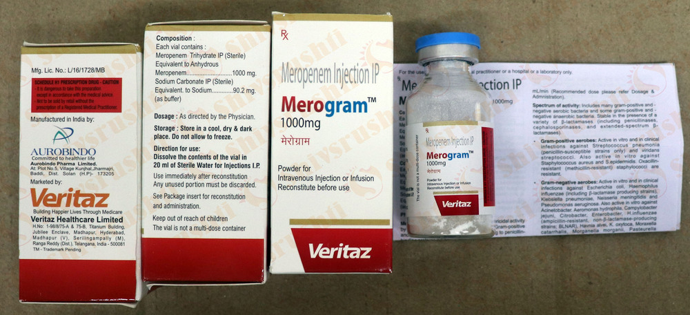 Merogram 1gm - Drug Type: Injection