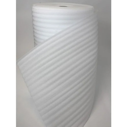 Rhyno EPE Foam Roll - 5 Millimeter Thickness, White Color, Versatile Foam for Packaging and Insulation