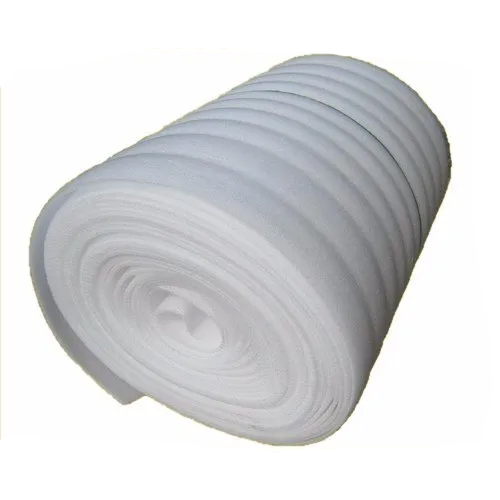Packaging EPE Foam Roll - Foam Material, 5 to 100 mm Thickness, White Color | Flat Shape, Plain Texture, Ideal for Fragile Item Protection