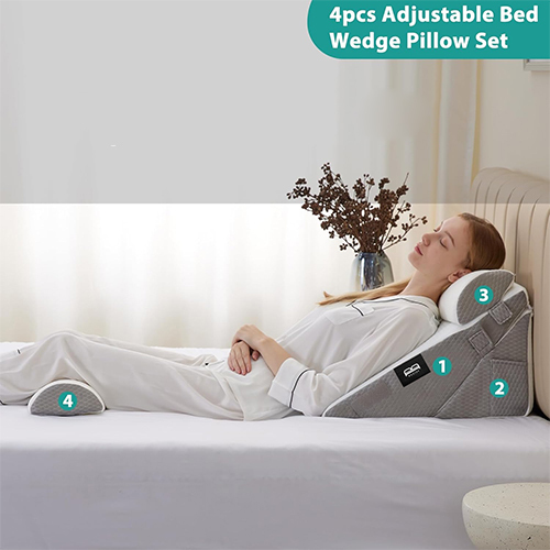 Adjustable 3-Piece Wedge Pillow