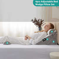 Adjustable 3-Piece Wedge Pillow