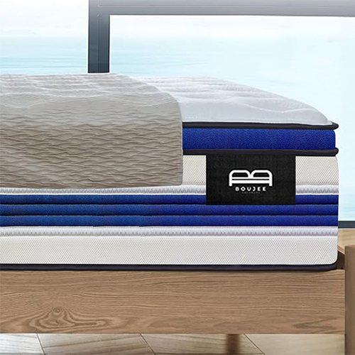 Silhouette Support Pressure-relieving Hybrid Mattress - Color: As Per Requirement