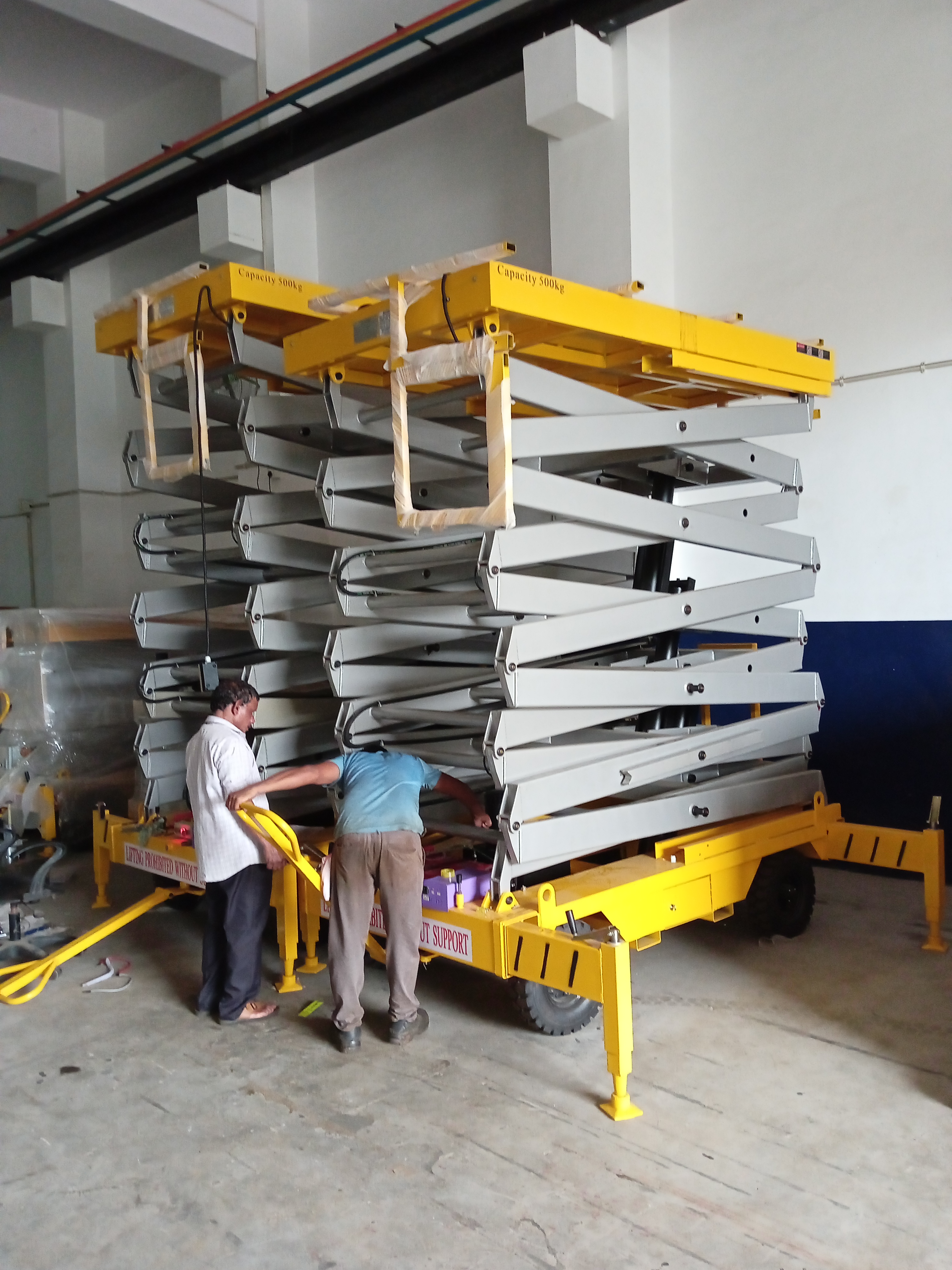 Ac Operated Scissor Lift