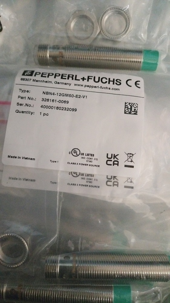 PEPPERL FUCHS INDUCTIVE PROXIMITY SENSOR,NBN4-12GM50-E2-V1