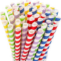 Colored Paper Straw