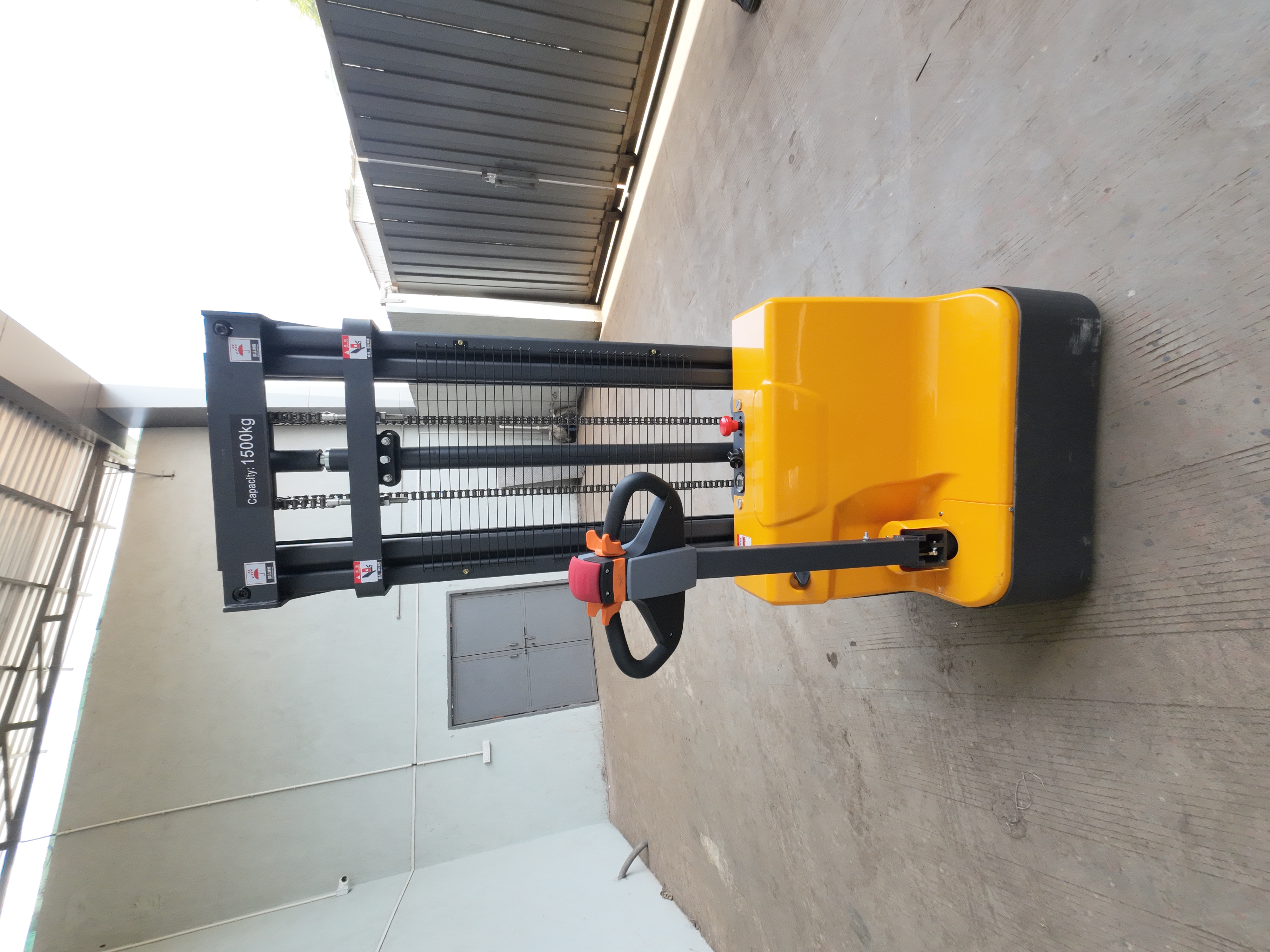 Mild Steel Fully Electric Stacker 