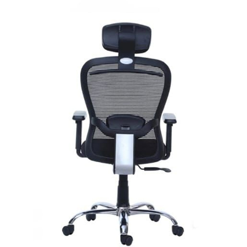 Hanger High Back Net Chair - Durable One-piece Design, Polished Finish, Black Color, Warranty Included, Versatile For Office And Industrial Use