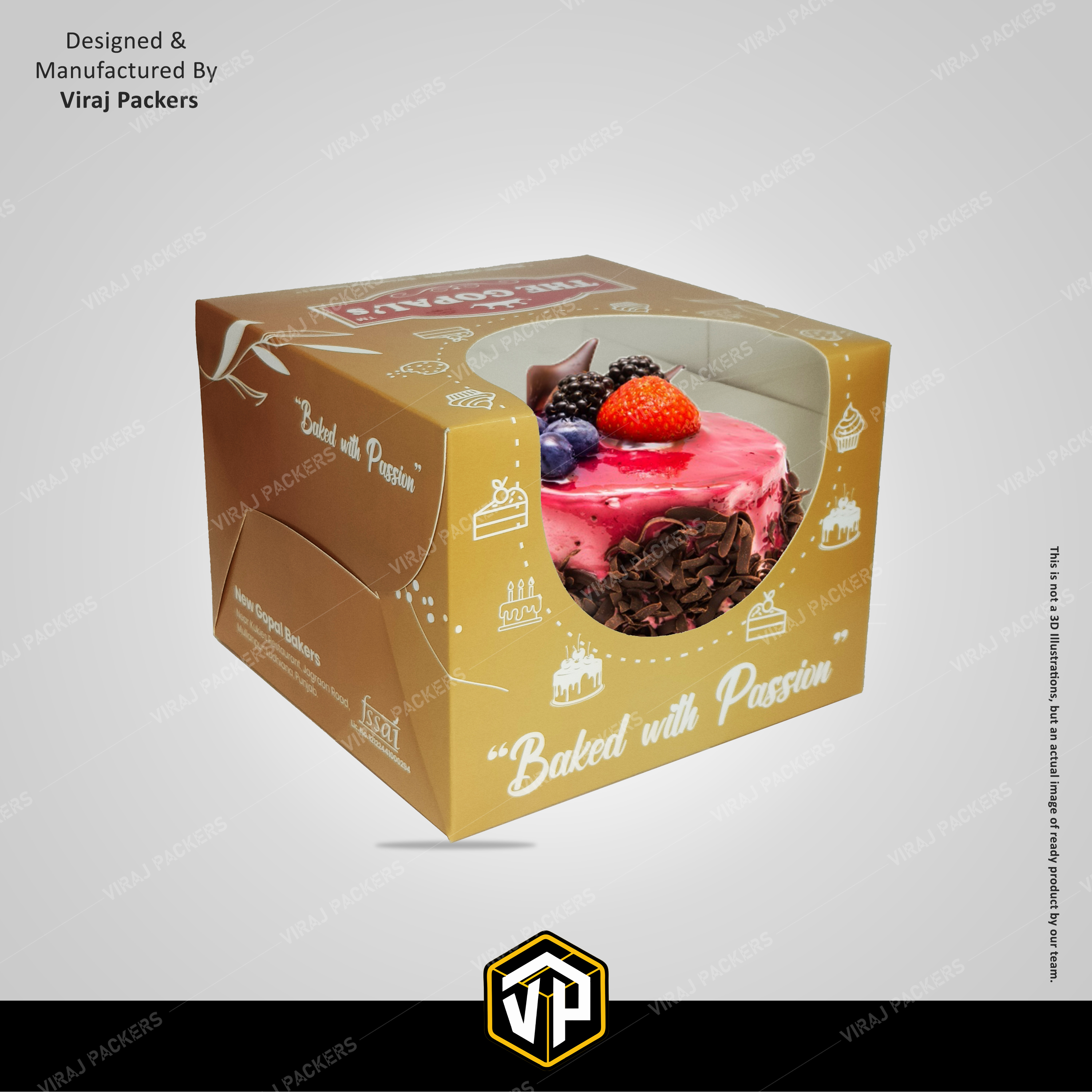 CAKE PACKAGING BOXES
