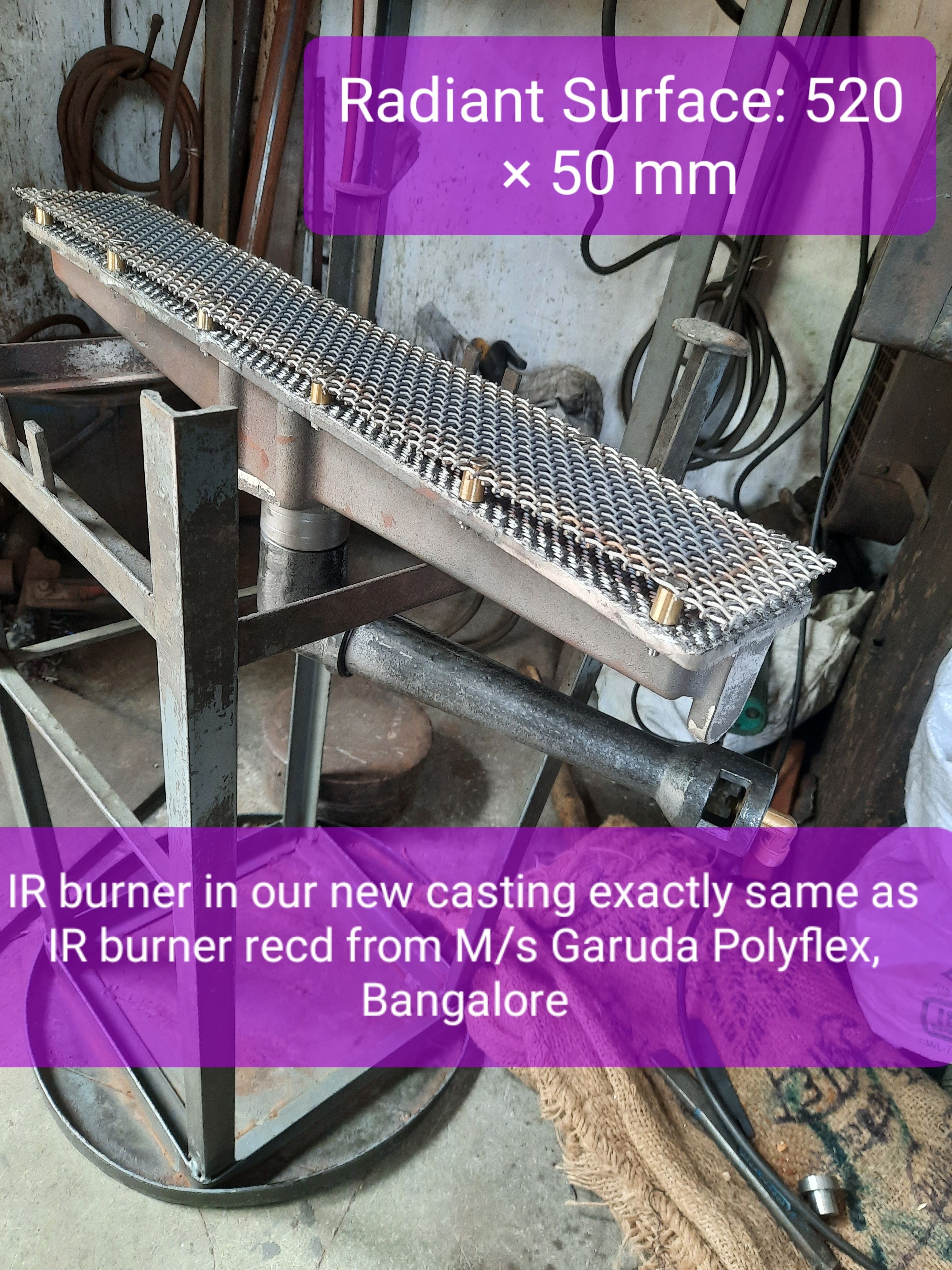 Golden Infrared Gas Burner