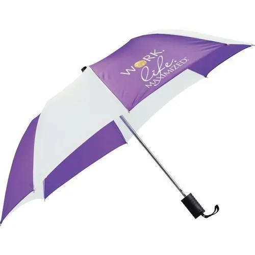 Printed Promotional Umbrella - Handle Material: Plastic