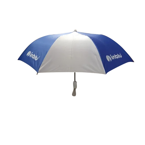 Automatic 2 Fold Corporate Umbrella - Color: Blue & White