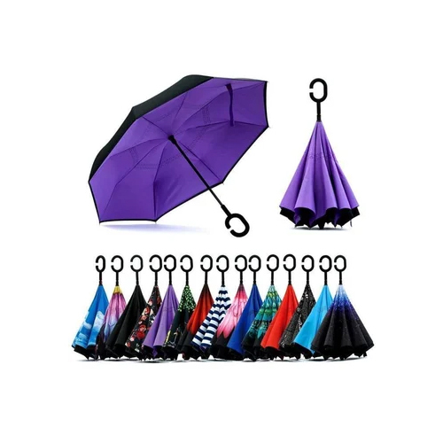 Printed Stick Umbrella - Color: All Color