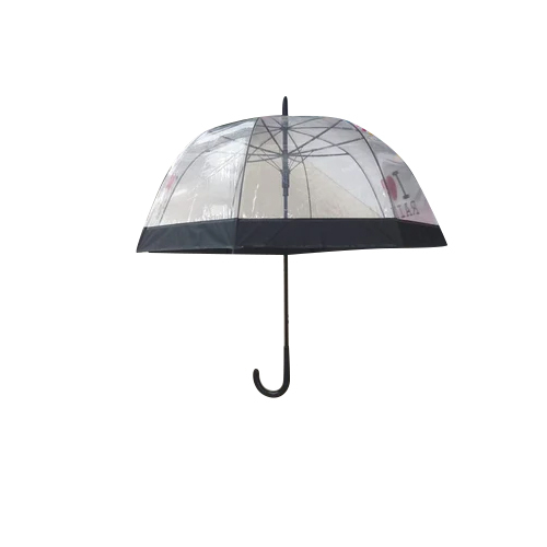 Automatic Transparent Umbrella - Handle Material: Plastic