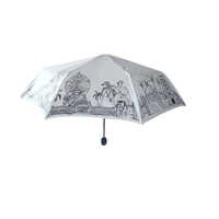 Three Fold Umbrella - Nylon Canopy, Metal Shaft, Various Sizes , Foldable Design With Comfortable Plastic Handle In All Color Options