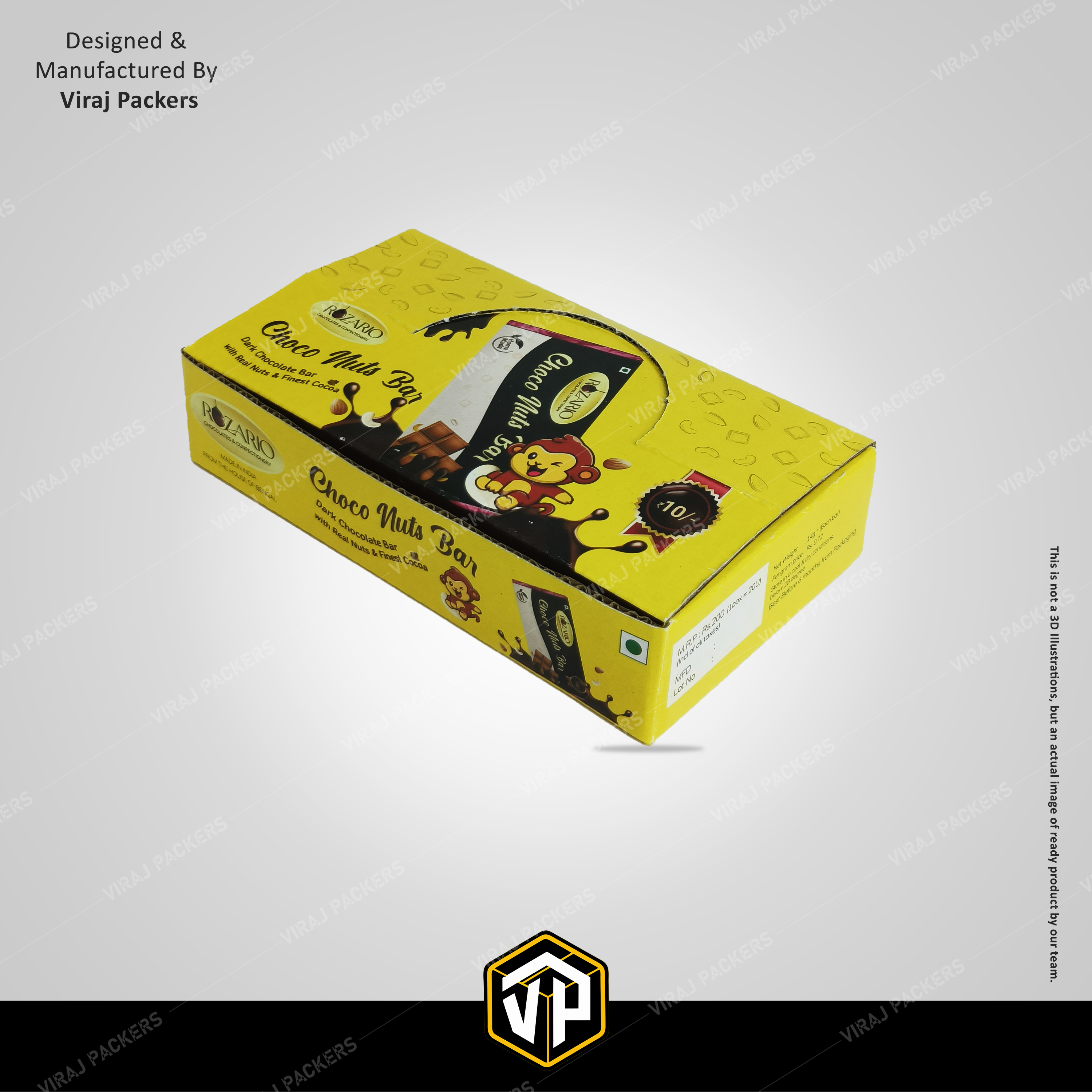 Chocolate Packaging Boxes - Finishing: Glossy Lamination