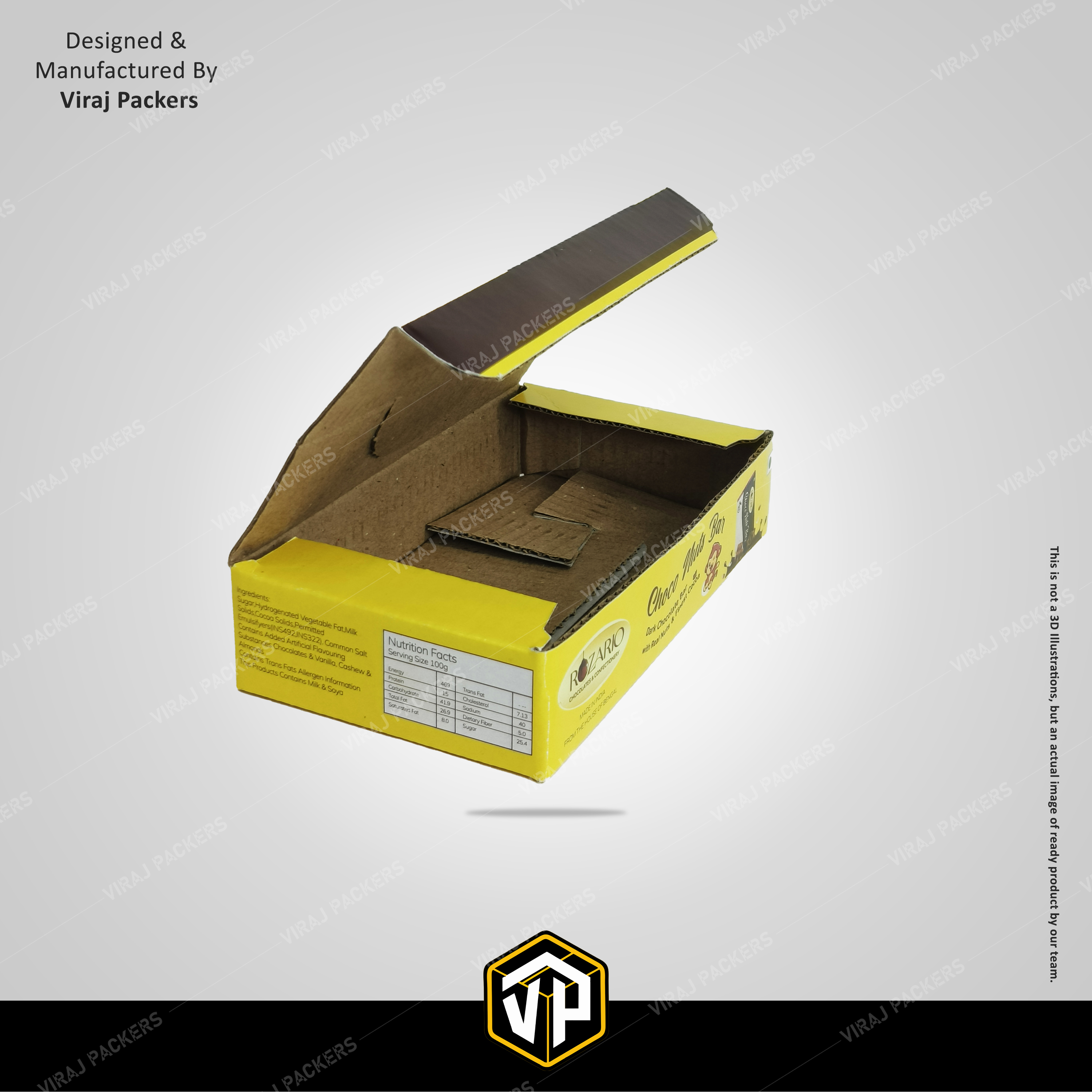 Chocolate Packaging Boxes - Finishing: Glossy Lamination