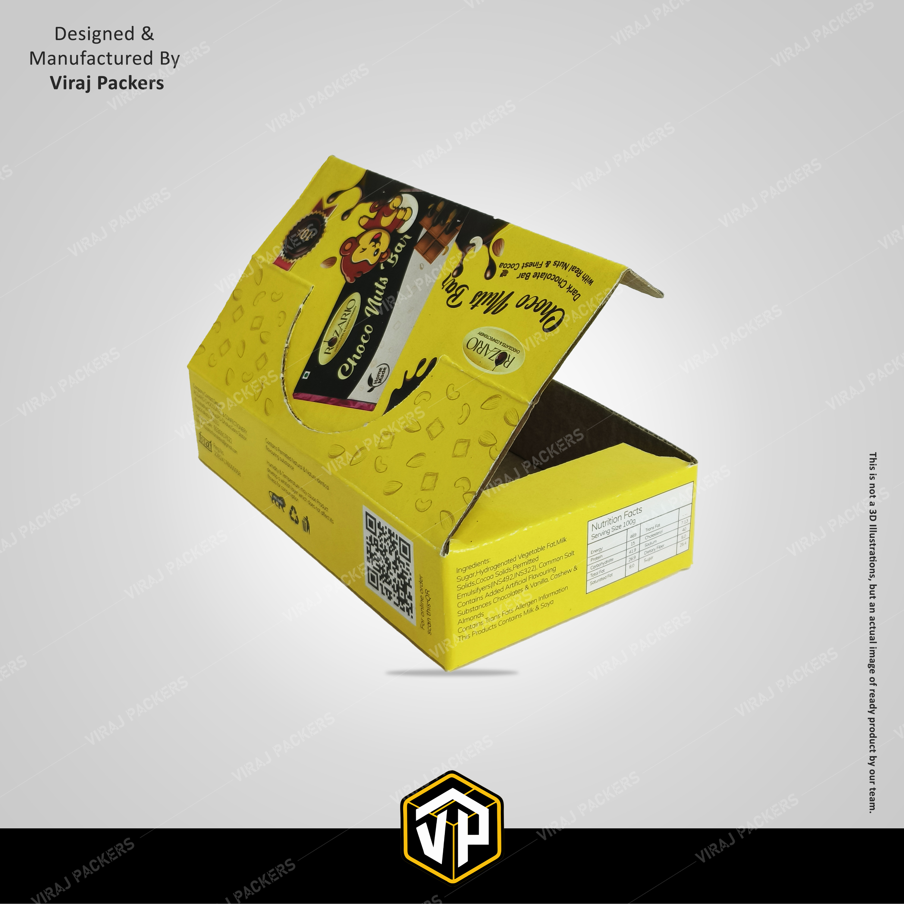 Chocolate Packaging Boxes - Finishing: Glossy Lamination