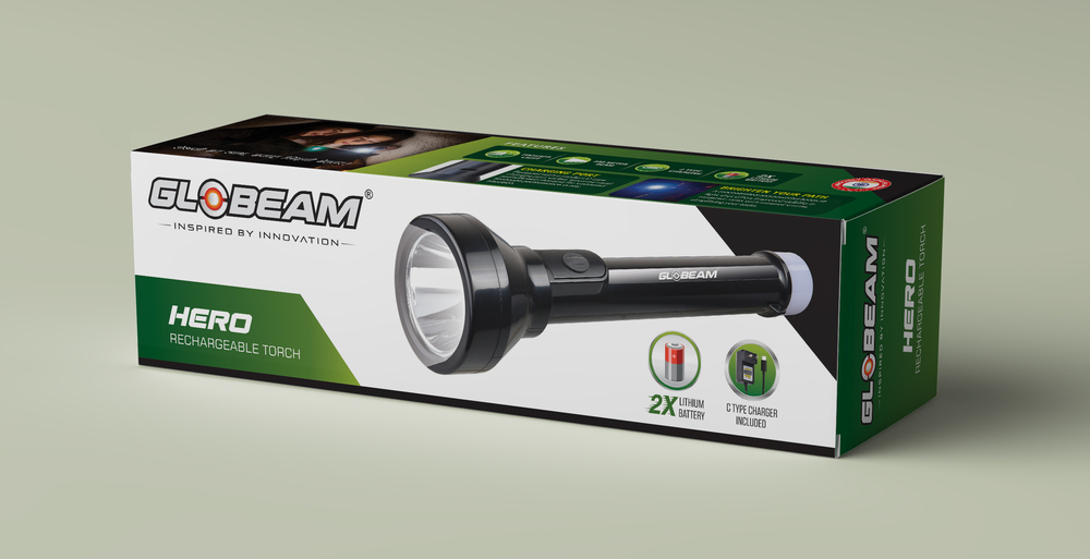 Globeam Hero Rechargeable Torch