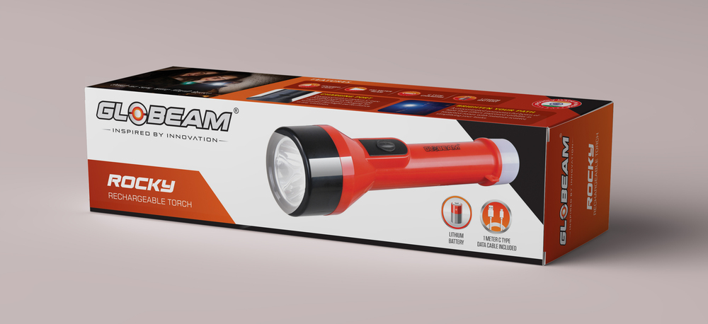 Globeam Rocky Rechargeable Led Torch