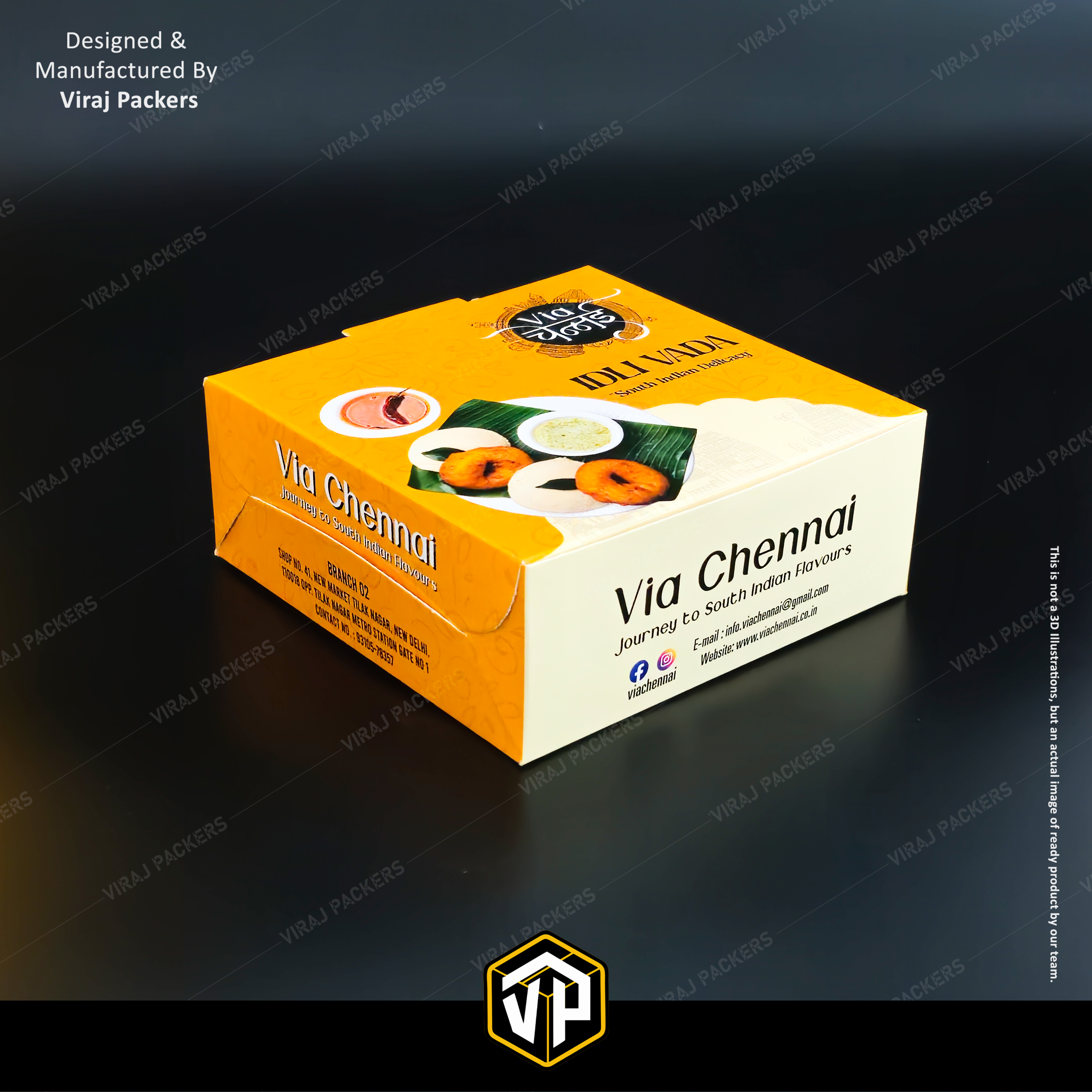 Dosa Packaging Boxes - Finishing: Glossy Lamination