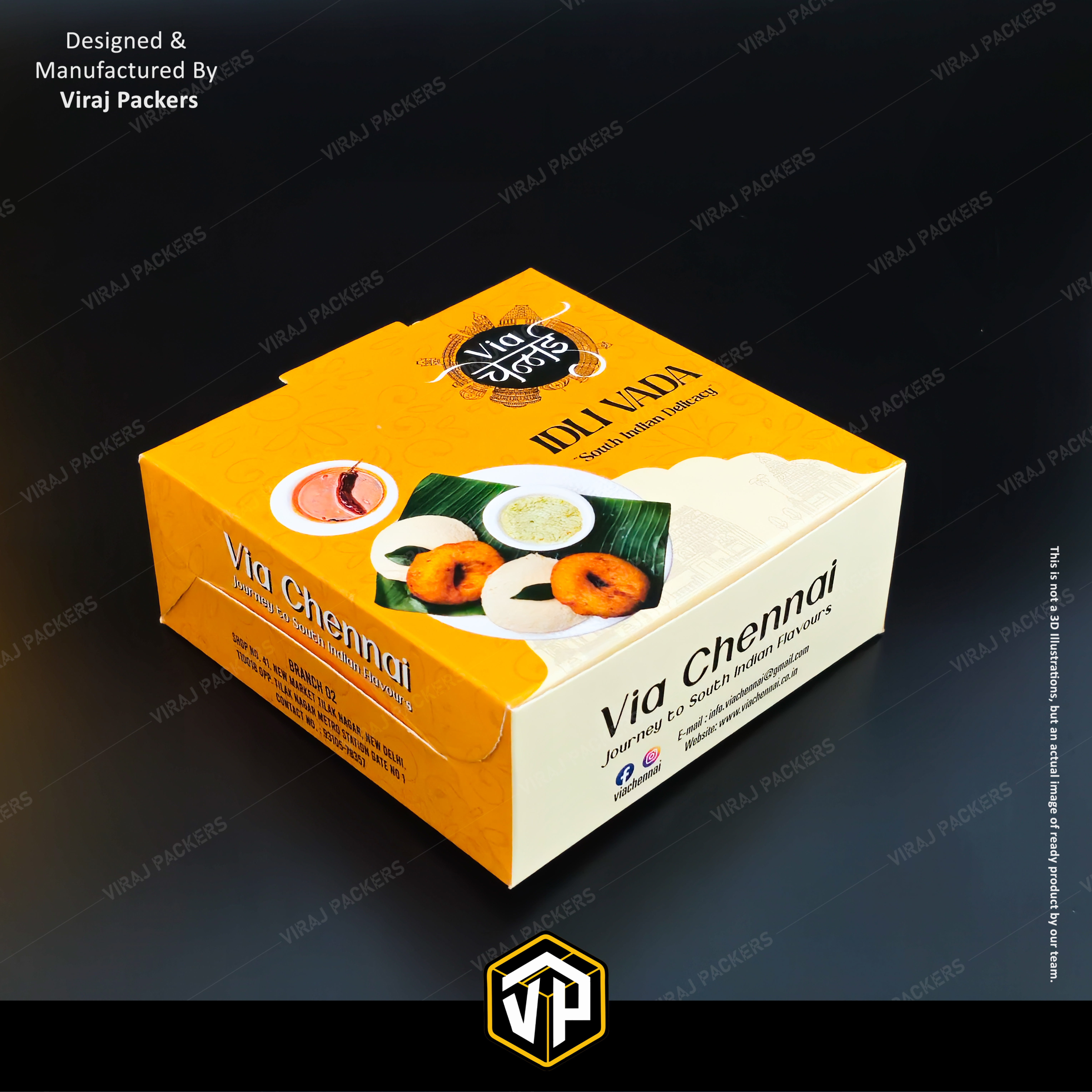 Dosa Packaging Boxes - Finishing: Glossy Lamination