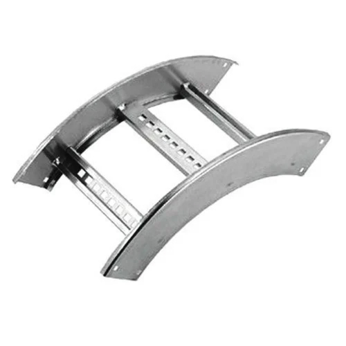Aluminum Ladder Cable Tray - Galvanized Iron, 1.2 mm Thickness, Sleek Silver Color, Powder Coated Finish, Warranty Included