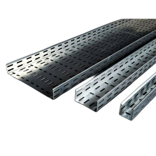 Ms Powder Coated Perforated Cable Trays - Side Rail Height: 15 Millimeter (Mm)