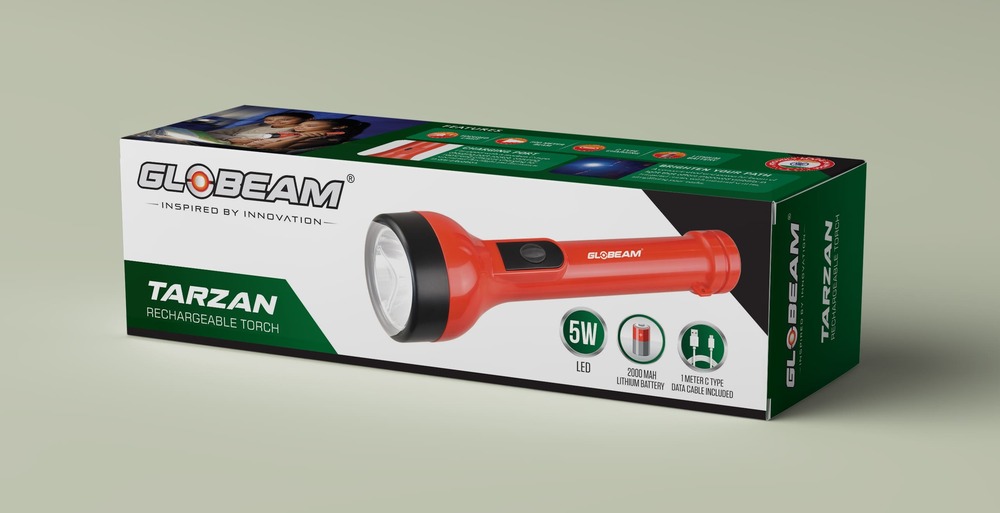 Globeam Tarzan Lithium Rechargeable Led Torch